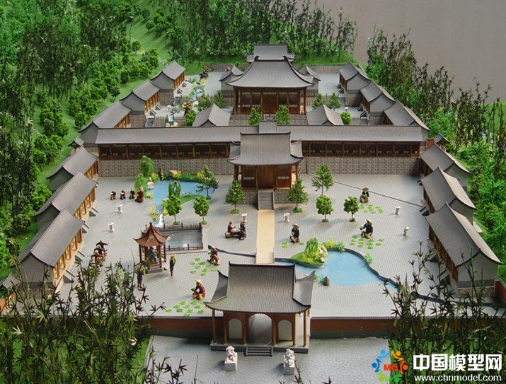 古建筑模型，古建沙盤模型