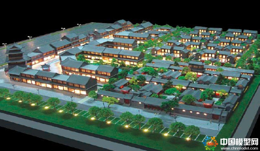 古建筑模型，古建沙盤模型