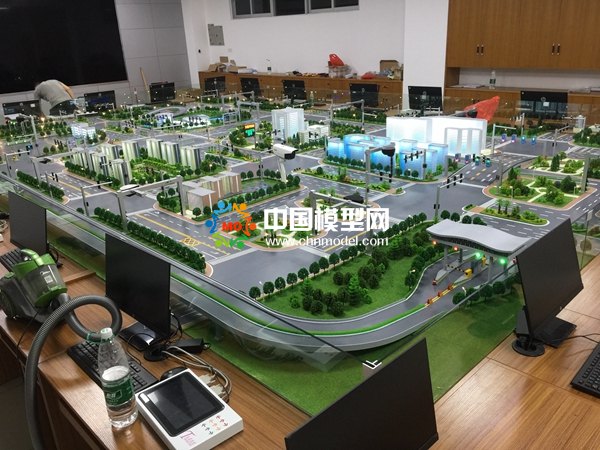 警察學(xué)院智能交通模擬沙盤模型