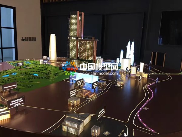 馬來(lái)西亞檳城總體規(guī)劃沙盤(pán)模型