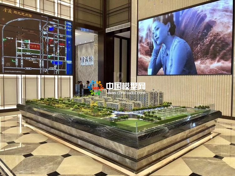 高檔樓盤模型底座，售樓部沙盤展臺（收藏）