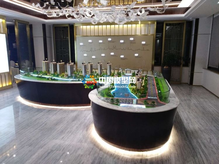 高檔樓盤模型底座，售樓部沙盤展臺（收藏）