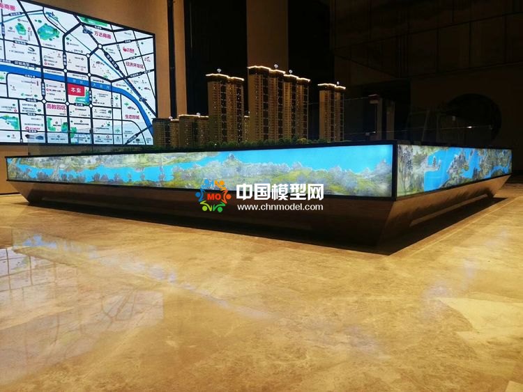 高檔樓盤模型底座，售樓部沙盤展臺（收藏）