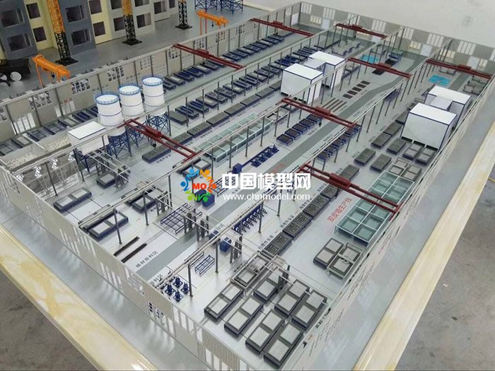 剪刀墻結(jié)構(gòu)吊裝模型，PC構(gòu)建生產(chǎn)線模型  