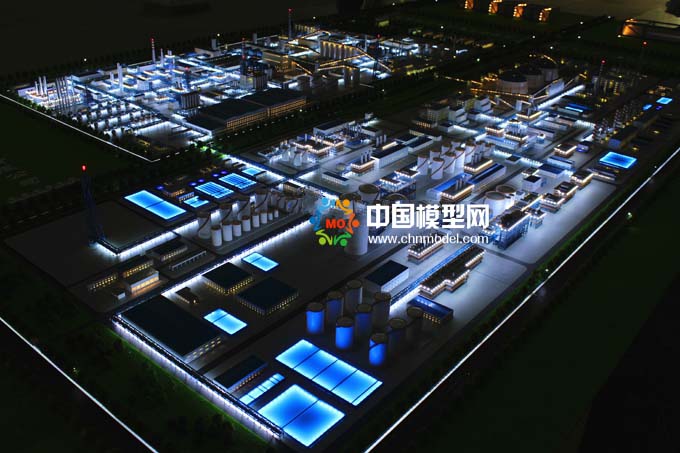 新能源化工基地沙盤模型