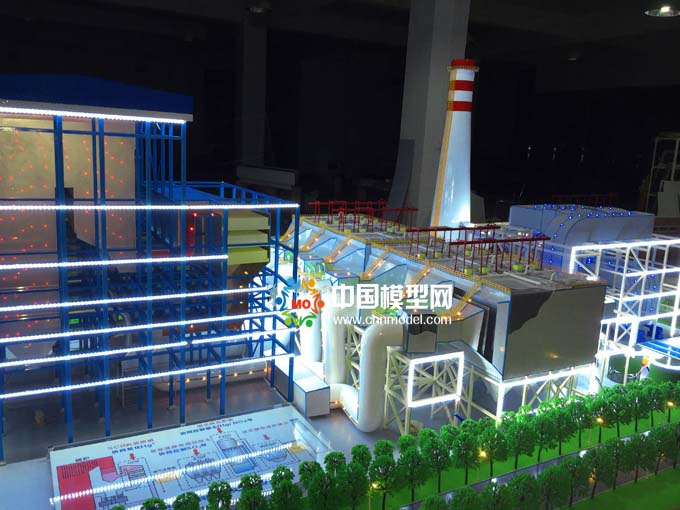 浙能集團(tuán)煤電機(jī)組超低排放沙盤模型