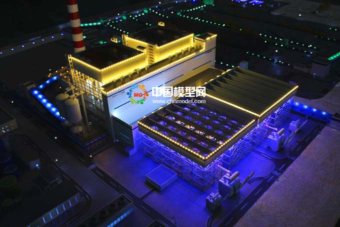 阿塔拉特油頁巖電站沙盤模型