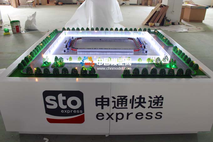 快遞物流沙盤，智能分揀模型