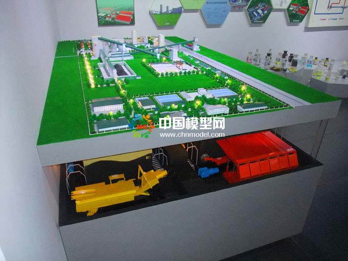 煤礦剖面模型
