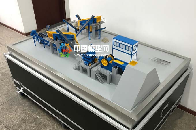 砂石生產(chǎn)線(xiàn)模型，碎石生產(chǎn)線(xiàn)模型