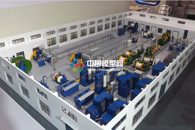 電纜生產(chǎn)線模型