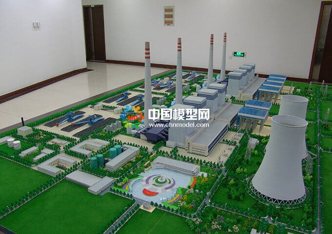 魯能火電廠(chǎng)沙盤(pán)模型