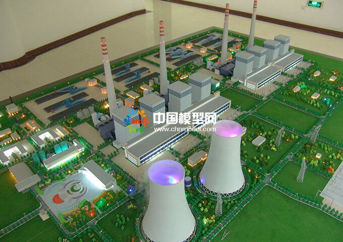 魯能火電廠(chǎng)沙盤(pán)模型