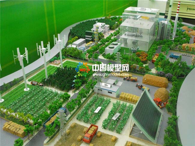 生物質(zhì)秸稈發(fā)電沙盤模型