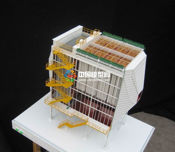 布袋除塵器沙盤模型，電除塵器沙盤模型