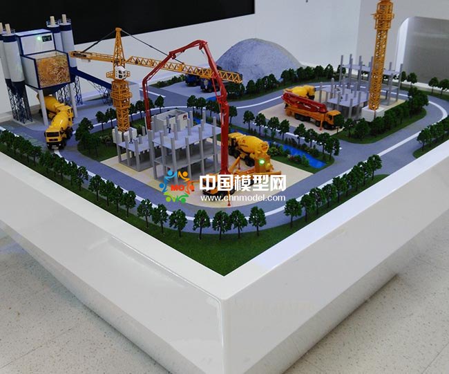 智能施工調(diào)度系統(tǒng)沙盤模型