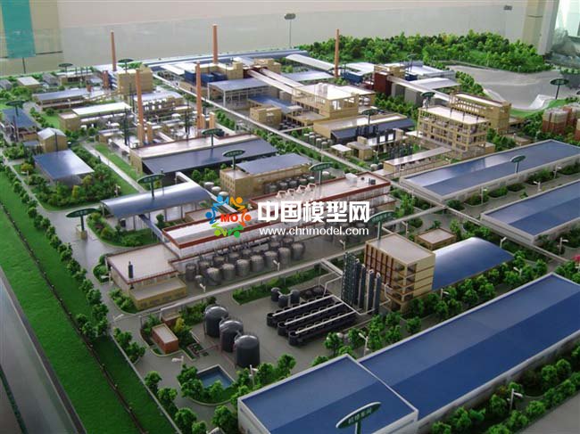 ???????民豐化工廠沙盤模型