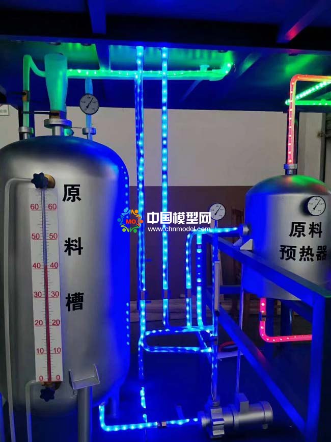 蒸餾塔沙盤模型