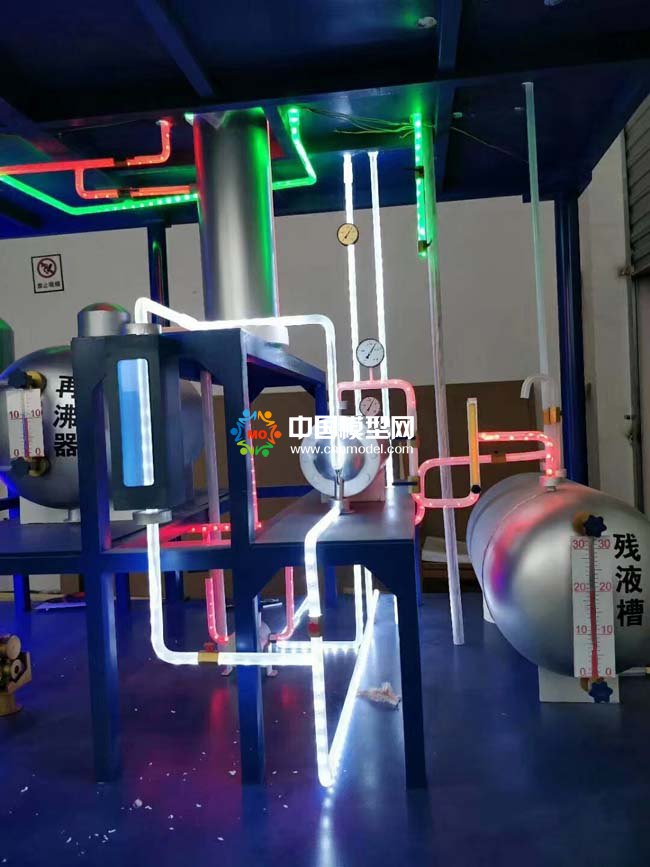蒸餾塔沙盤模型