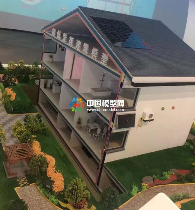 超低能耗建筑模型高質(zhì)量民用建筑