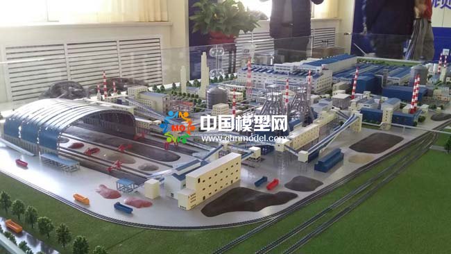 巨能特鋼廠區(qū)沙盤模型，新工藝新技術(shù)新材料新裝備實(shí)驗(yàn)基地