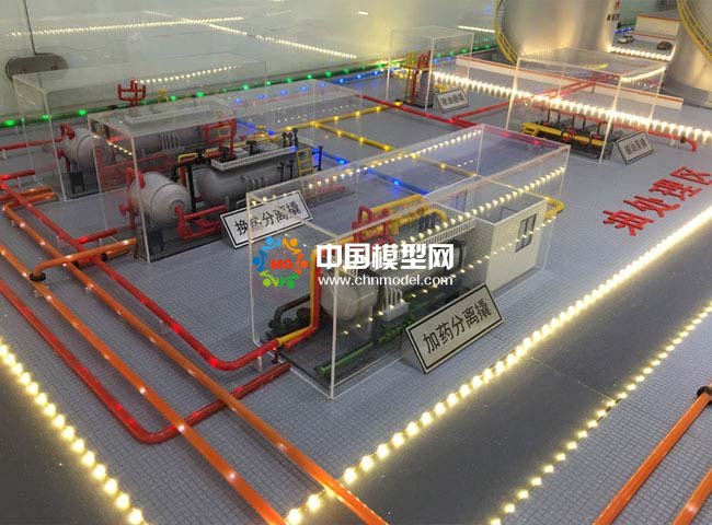 石油儲(chǔ)運(yùn)油氣集輸系統(tǒng)沙盤模型