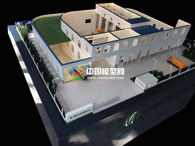 豎式垃圾分類轉(zhuǎn)運(yùn)站沙盤(pán)模型