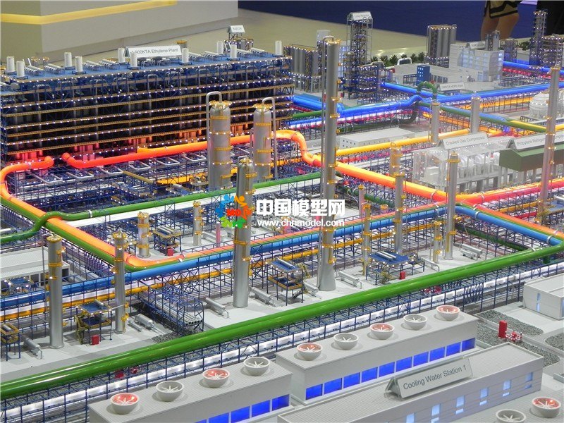 石油化工產(chǎn)業(yè)沙盤模型，石油化工流程模型