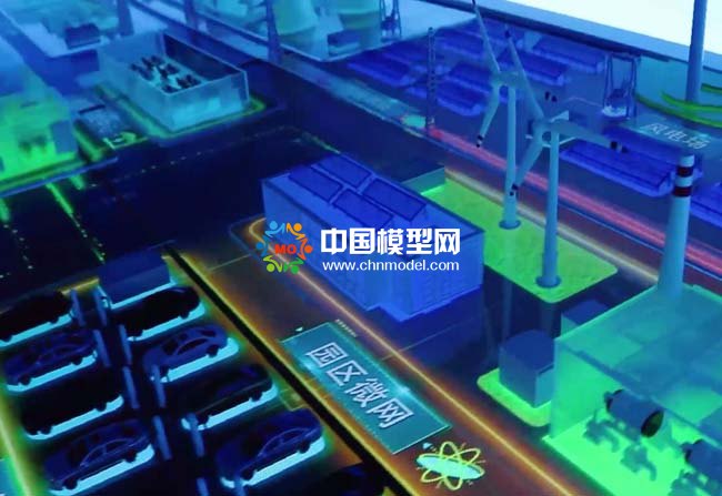 虛擬電廠協(xié)同運控平臺沙盤模型