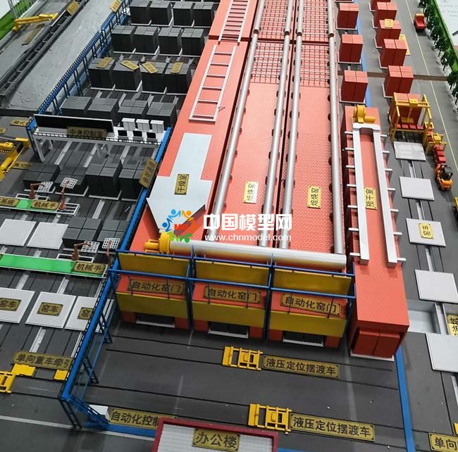 窯廠沙盤模型，磚廠沙盤模型