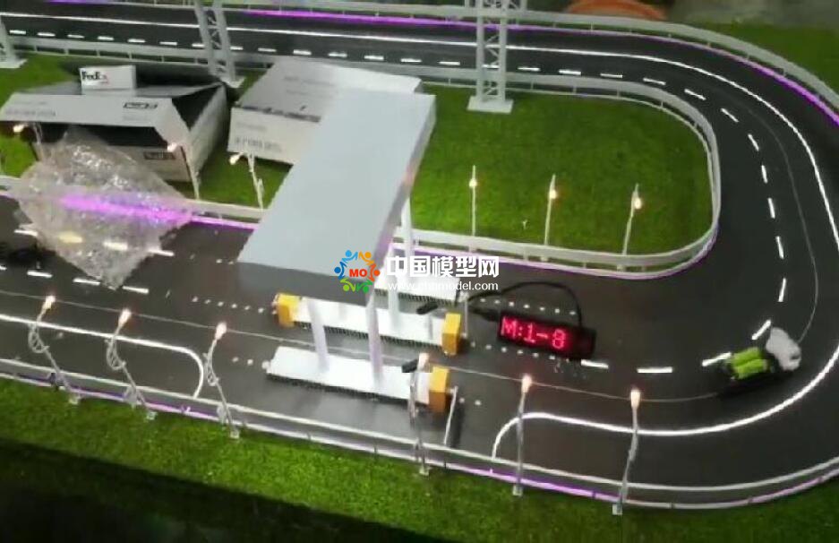 智慧測(cè)速沙盤模型