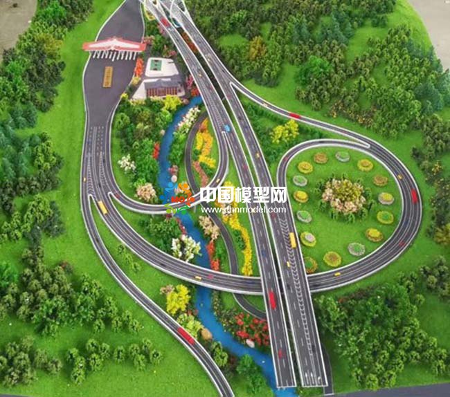 高速公路建設沙盤模型集錦