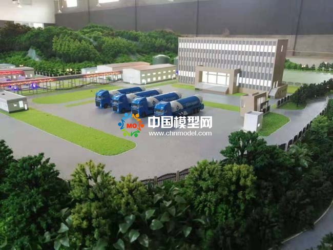 天然氣接收站沙盤模型