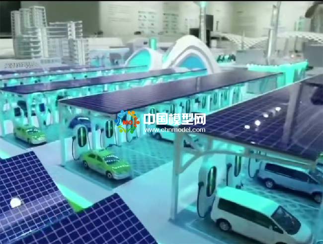  超級(jí)電港沙盤(pán)模型