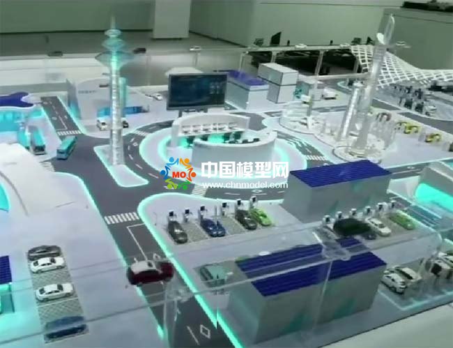  超級(jí)電港沙盤(pán)模型