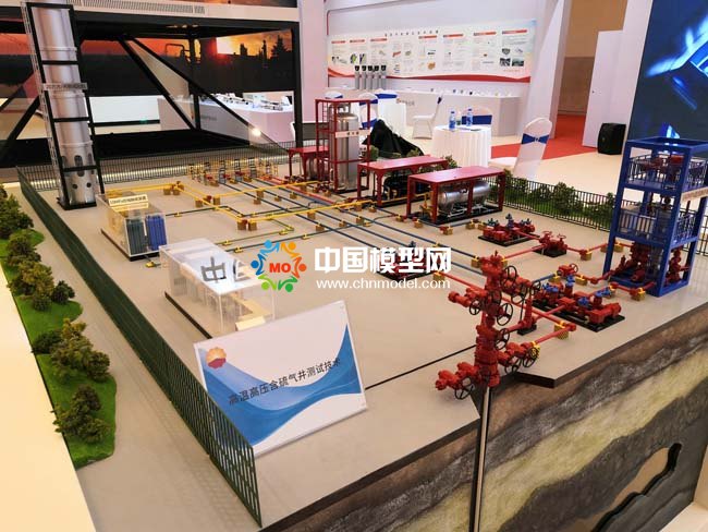 高溫高壓含硫氣井測試技術(shù)沙盤模型