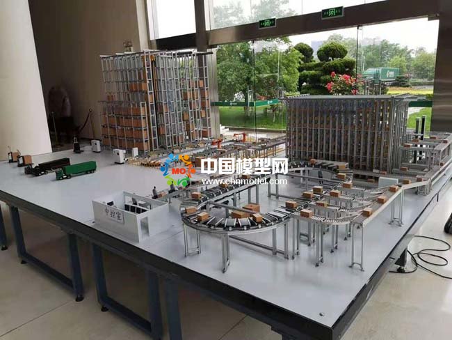 快遞包裹智慧分揀沙盤(pán)模型