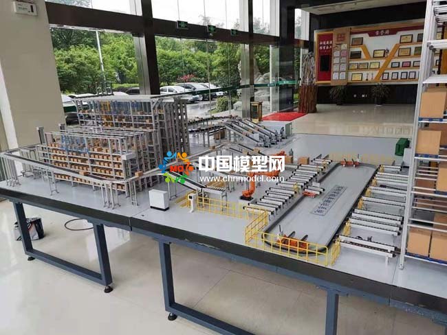 快遞包裹智慧分揀沙盤(pán)模型