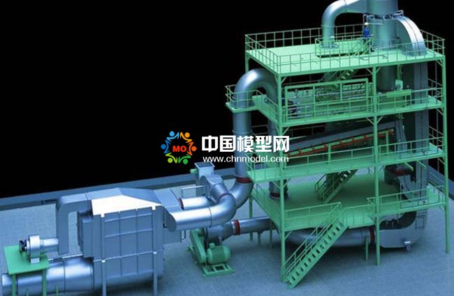 工業(yè)環(huán)保除塵設(shè)備模型
