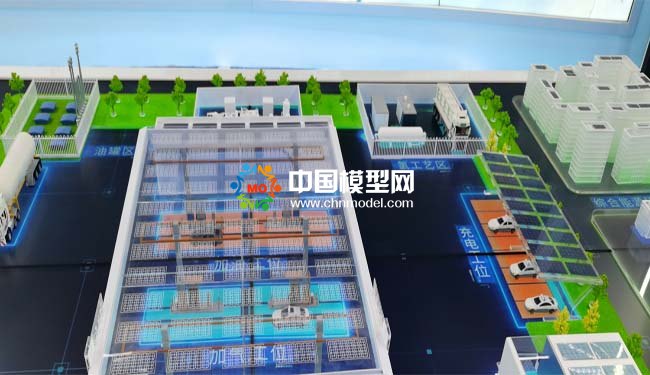 智慧綜合供能服務(wù)站沙盤模型