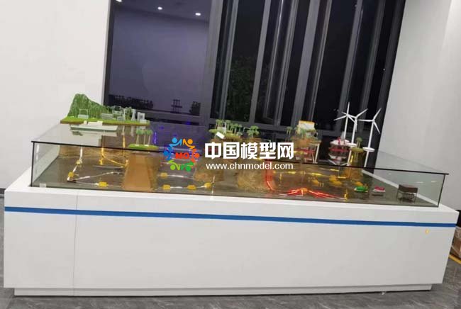 新能源海底電纜鋪設場景沙盤模型