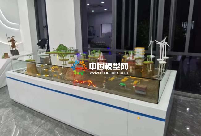 新能源海底電纜鋪設場景沙盤模型