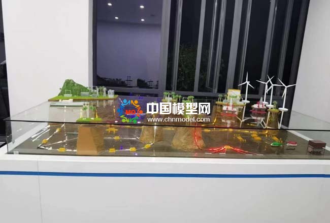 新能源海底電纜鋪設場景沙盤模型