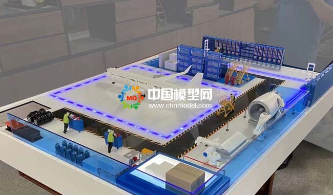 智慧機(jī)務(wù)檢修中臺(tái)沙盤模型