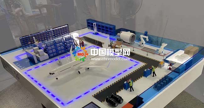 智慧機(jī)務(wù)檢修中臺(tái)沙盤模型