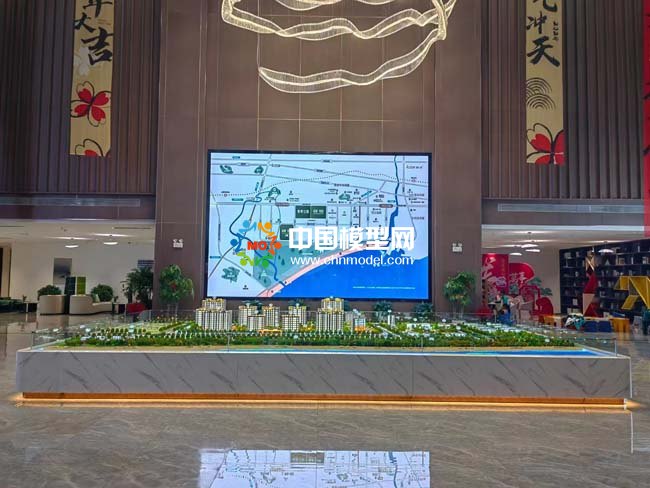 綠城悅園沙盤模型