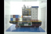 綠色船舶模型，廢氣凈化模型，船舶尾氣凈化模型