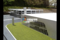 汽車展館沙盤模型，汽車展廳4S店沙盤模型