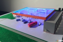 富仁高科加油站模型?，電泳裝配線模型?，德梅柯裝備模型