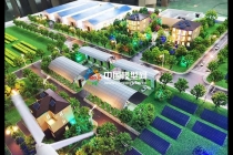光伏電站應(yīng)用場景沙盤模型，太陽能光伏屋頂發(fā)電沙盤模型